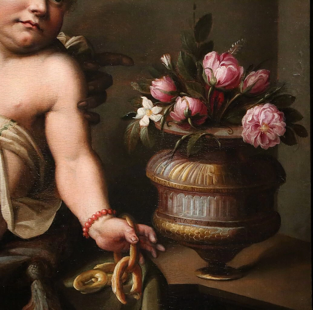 Ritratto postumo di Sinibaldo Gaddi con un paggio moro - dettaglio